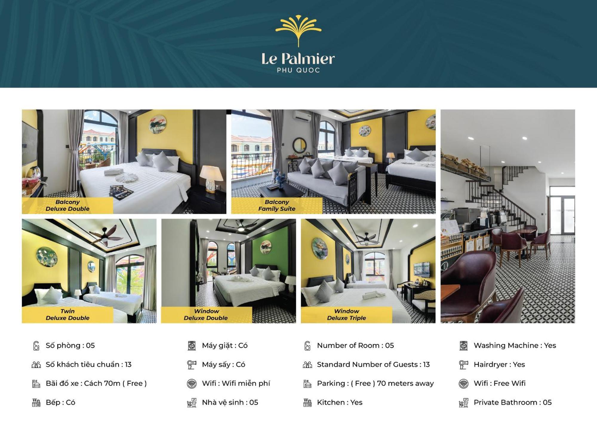 Le Palmier Phu Quoc Hotel Eksteriør bilde